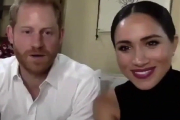 Harry and Meghan speak about son Archie.
