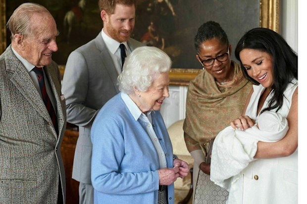 Prince Harry and Meghan Markle keep Archie Harrison's hair colour secret