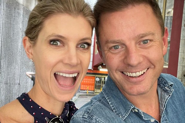 Ben Fordham and Jodie Speers