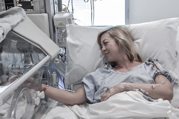 Kylie Charlie hospital