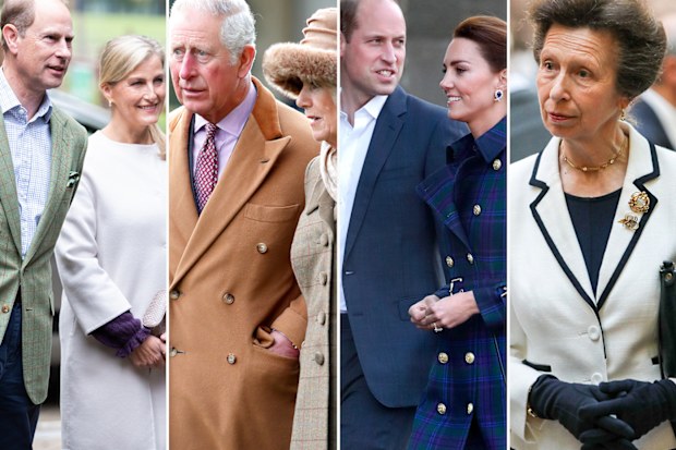 The royal 'Magnificent Seven'