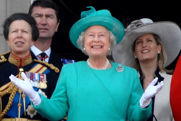 Queen Elizabeth Trooping the Colour