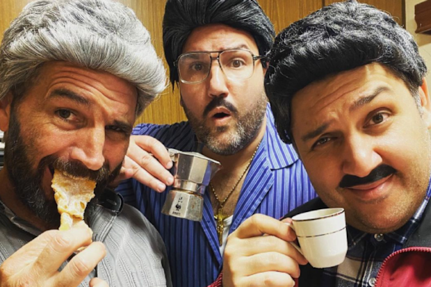 Sooshi Mango the boys in character ethnic comedians
