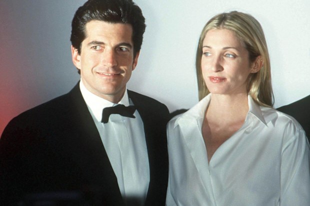 John F. Kennedy and Carolyn Bessette.