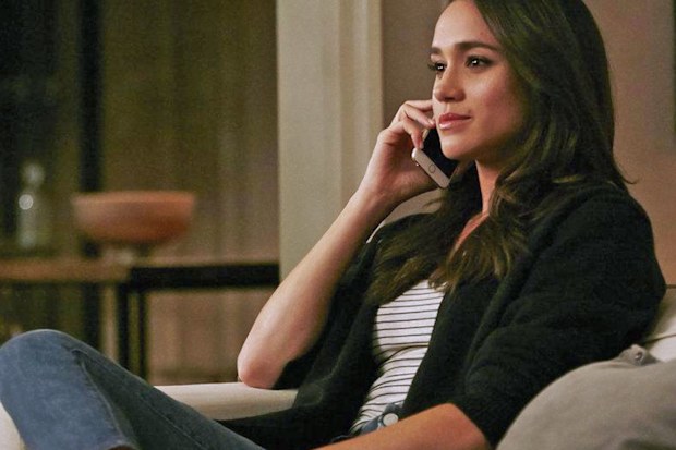 Meghan Markle playing Rachel Zane in TV drama Suits - Season 6