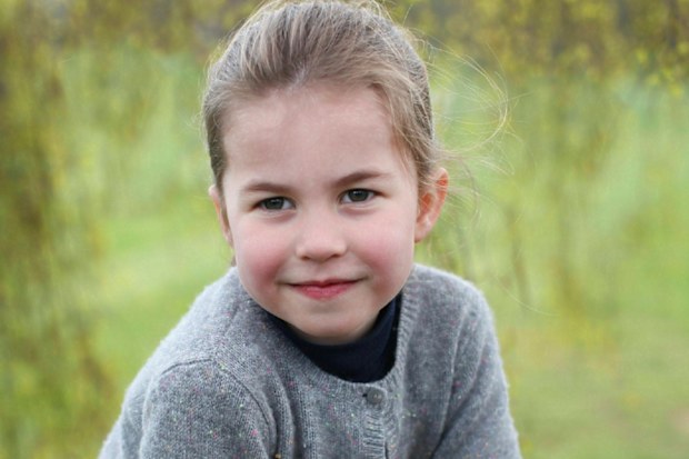 Princess Charlotte at Kensington Palace ahead of her 4th birthday.