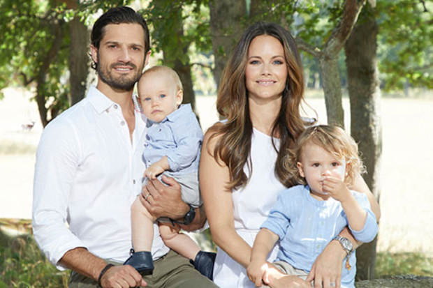 Prince Carl Philip and Princess Sofia with their two sons