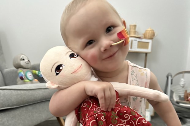 Allegra during cancer treatment.