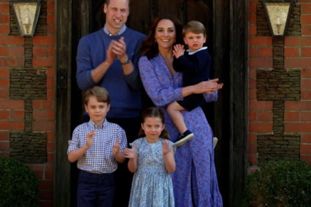 The Cambridges on BBC One's Big Night In.