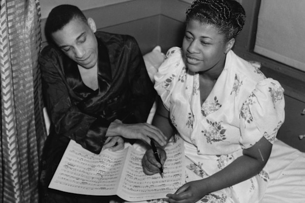 Ella Fitzgerald with Chick Webb