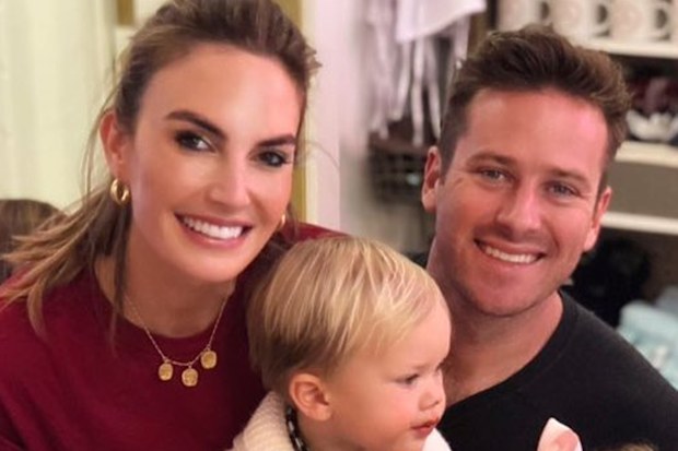 Armie Hammer, Elizabeth Chambers and kids Ford and Harper