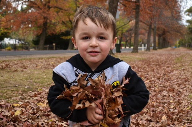 Jax is a “really full-on, crazy and hyper active normal five-year-old.”