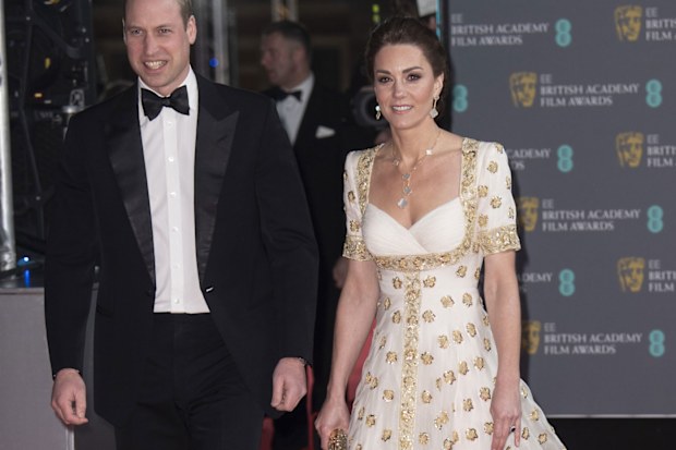 Kate and William walk the red carpet at the BAFTAs
