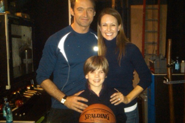 Victoria Arbiter and Hugh Jackman 