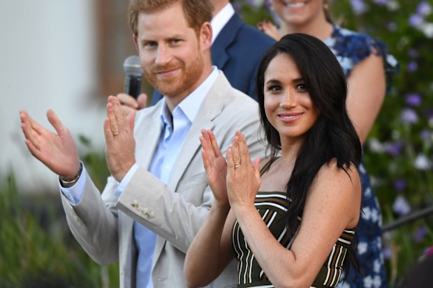 Prince Harry and Meghan Markle in Cape Town