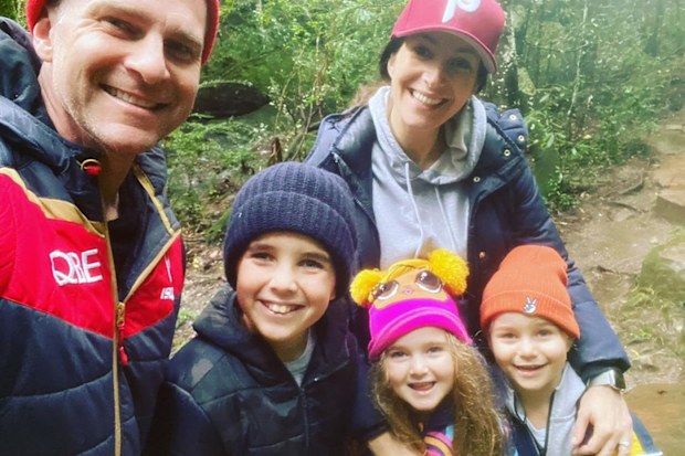 David Campbell and his family.