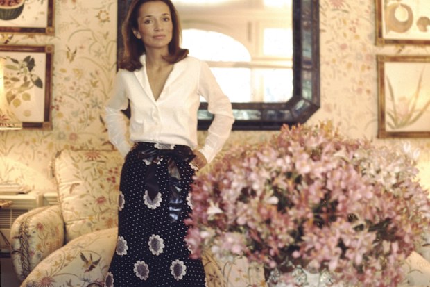 Lee Radziwill in her UK country home.