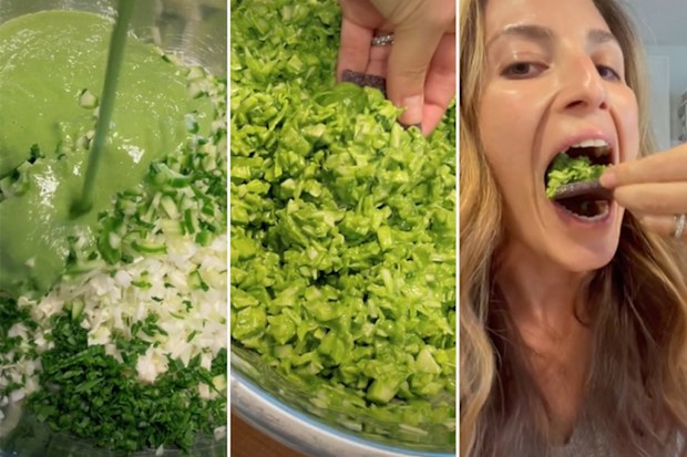 @BakedbyMelissa's green goddess salad on TikTok
