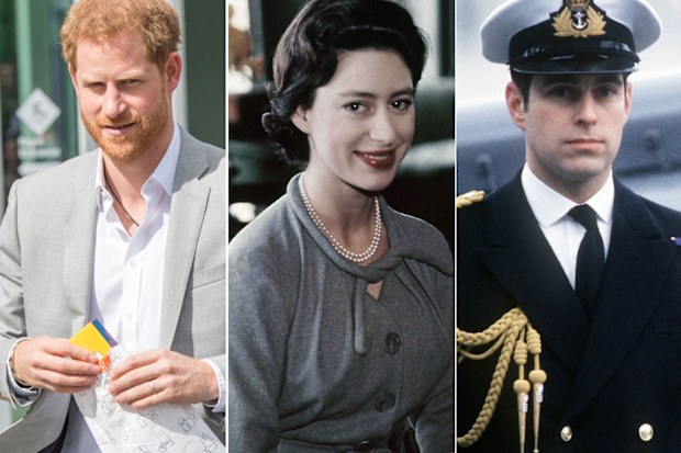 The heir vs the 'spare': Harry's impossible royal role | Princess Margaret Prince Andrew