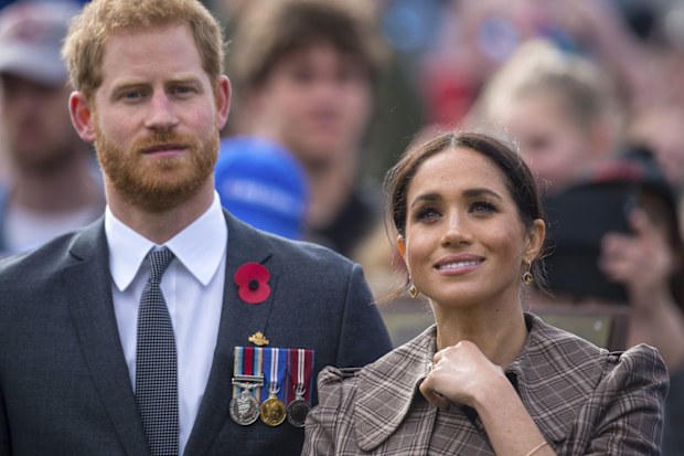Prince Harry and Meghan Markle in New Zealand, 2018