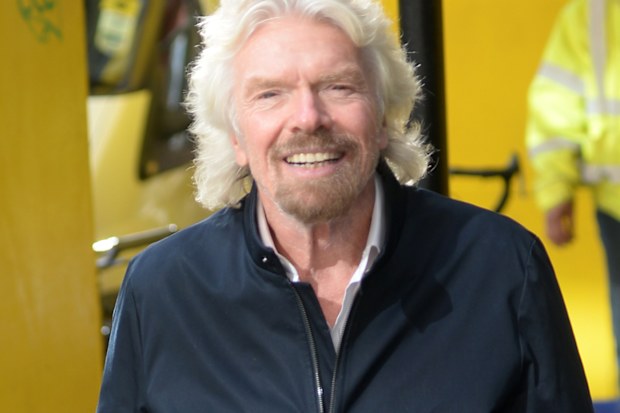 Richard Branson arrives at The Kiss FM Studios on October 12, 2017 in London, England.  (Photo by SAV/GC Images)