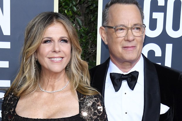 Rita Wilson and Tom Hanks, Golden Globe Awards, 2020