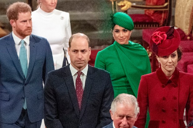 The former 'fab four' and Prince Charles leave Westminster Abbey following the Commonwealth Service in London.