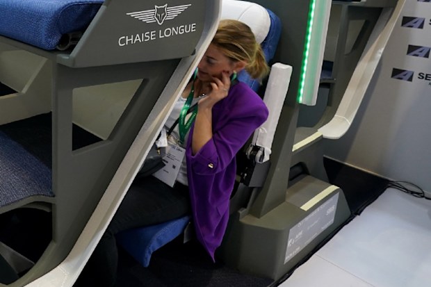 new plane seat double decker