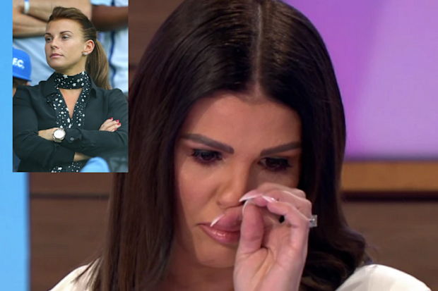 Rebekah Vardy crying on ITV over Coleen Rooney