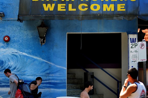 A backpacker hostel at Bondi Beach.