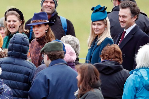 Kate Middleton ahead of church service