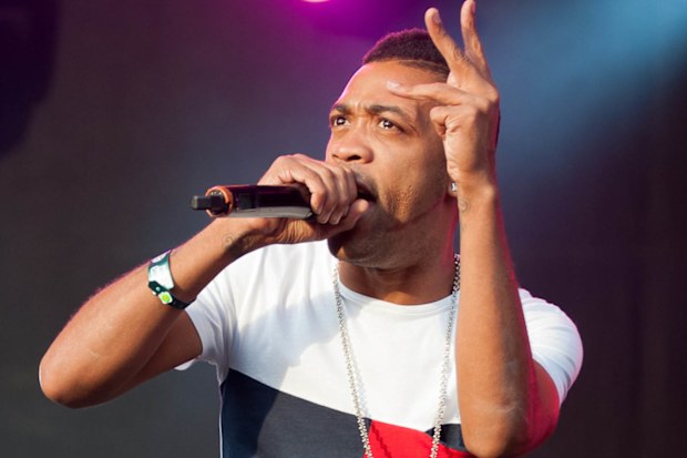 Rapper, Wiley, performs on stage, Fusion Festival 2013, Birmingham, England.