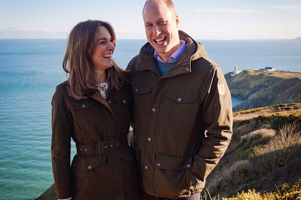 Kate and William looking happy in Ireland.