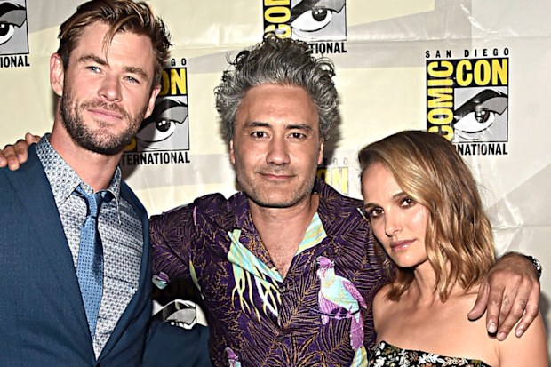 Chris Hemsworth, Taika Waititi, Natalie Portman, Comic-Con