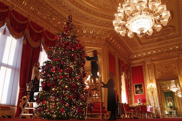Windsor Castle Christmas decorations 2019