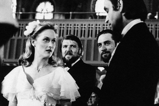 Meryl Streep and John Cazale in Deer Hunter