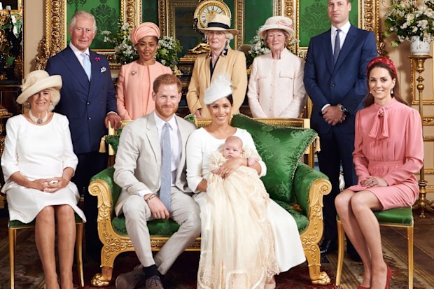 Royal hacks royal christening gown dyed with black tea
