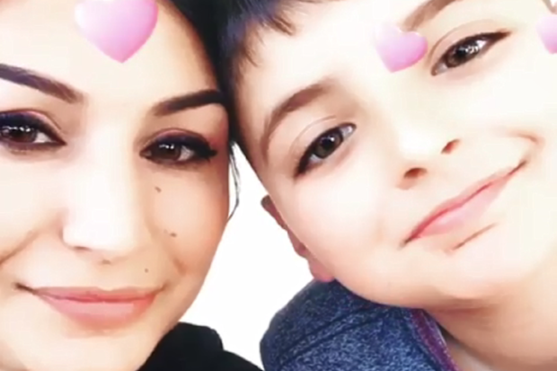 Gina and son George