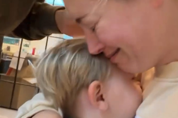 Holly Kingston horrified by son's bad haircut from his dad Jimmy Nicholson