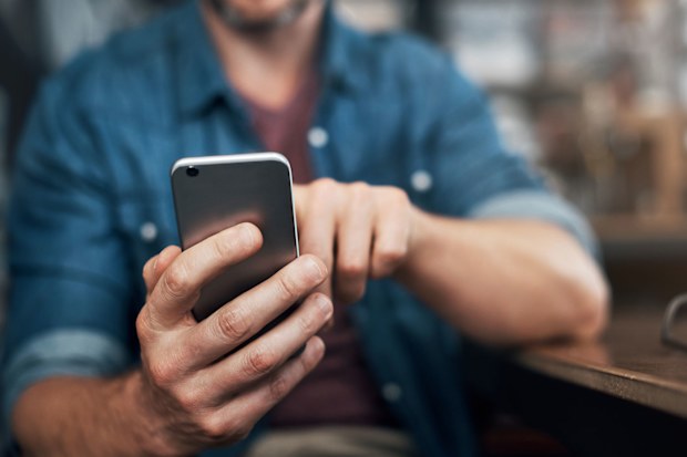 Guy with phone 