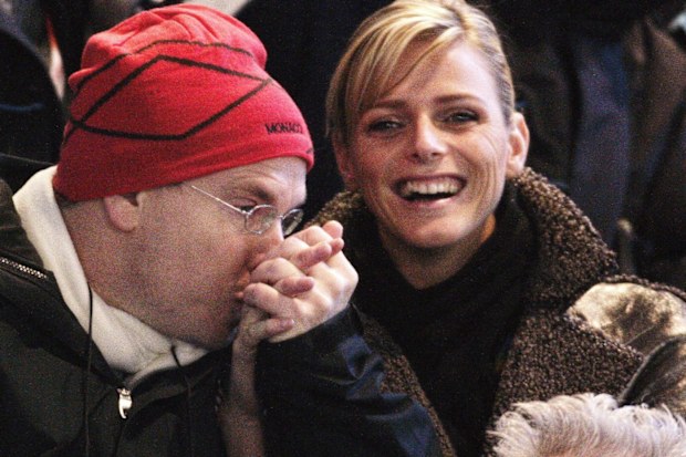 Prince Monaco and Princess Charlene at the 2006 Winter Olympics