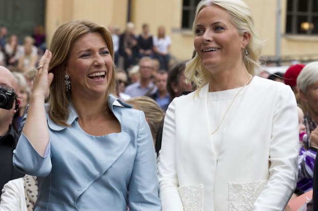 Crown Princess Mette-Marit and Princess Martha Louise Of Norway