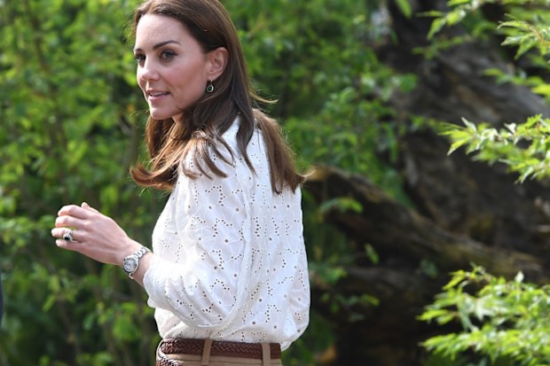 Kate Middleton's handwriting at Chelsea Flower Show
