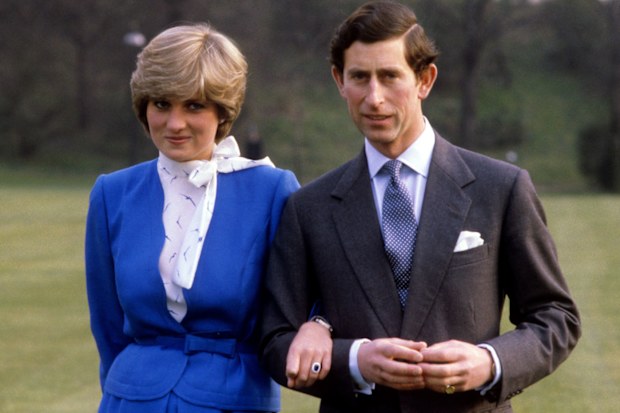 Prince Charles and Princess Diana announcement of engagement, 1981.