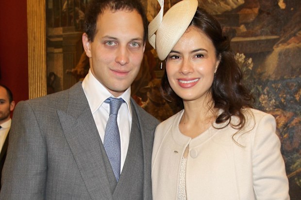Sophie Winkleman (Lady Frederick Windsor) with Lord Frederick Windsor.