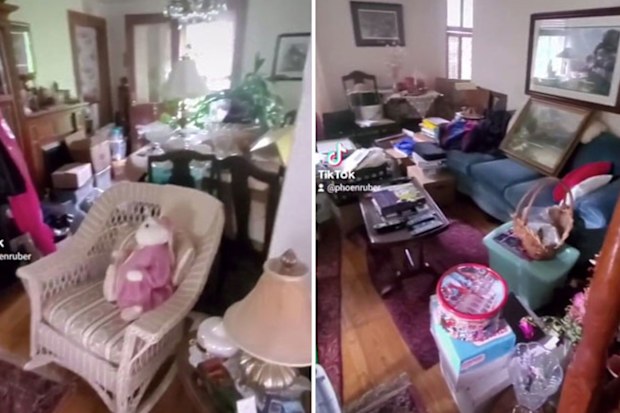 Woman horrified after 'five-star' AirBnB is covered in rubbish and looks like a 'hoarder's paradise'