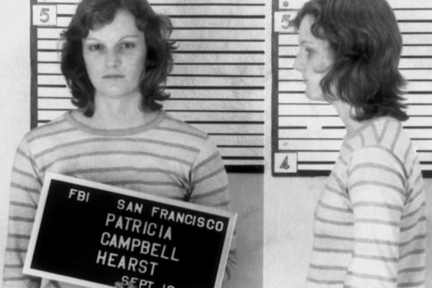 Patty Hearst's 1975 mugshot.