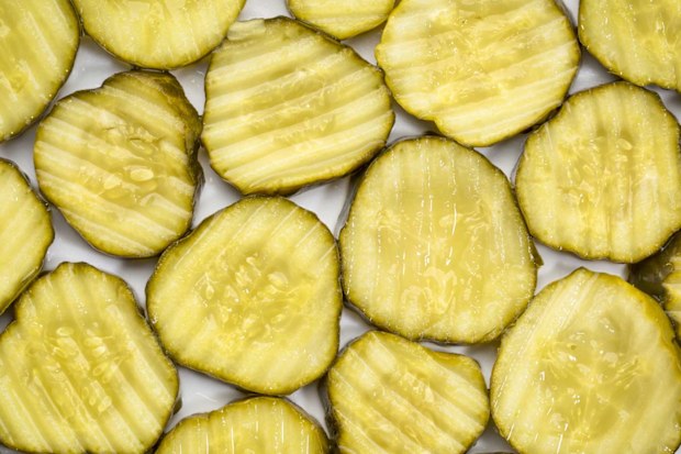 Diced pickles