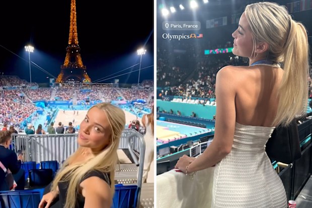 Livvy Dunne posts from Paris 2024.