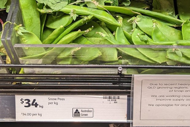 cost of snow peas melbourne